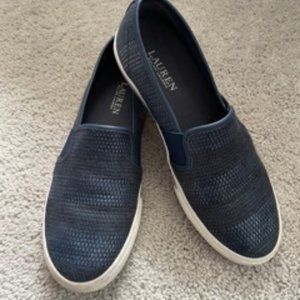 Lauren Ralph Lauren JInny Navy Slip-on Sneaker 7 M